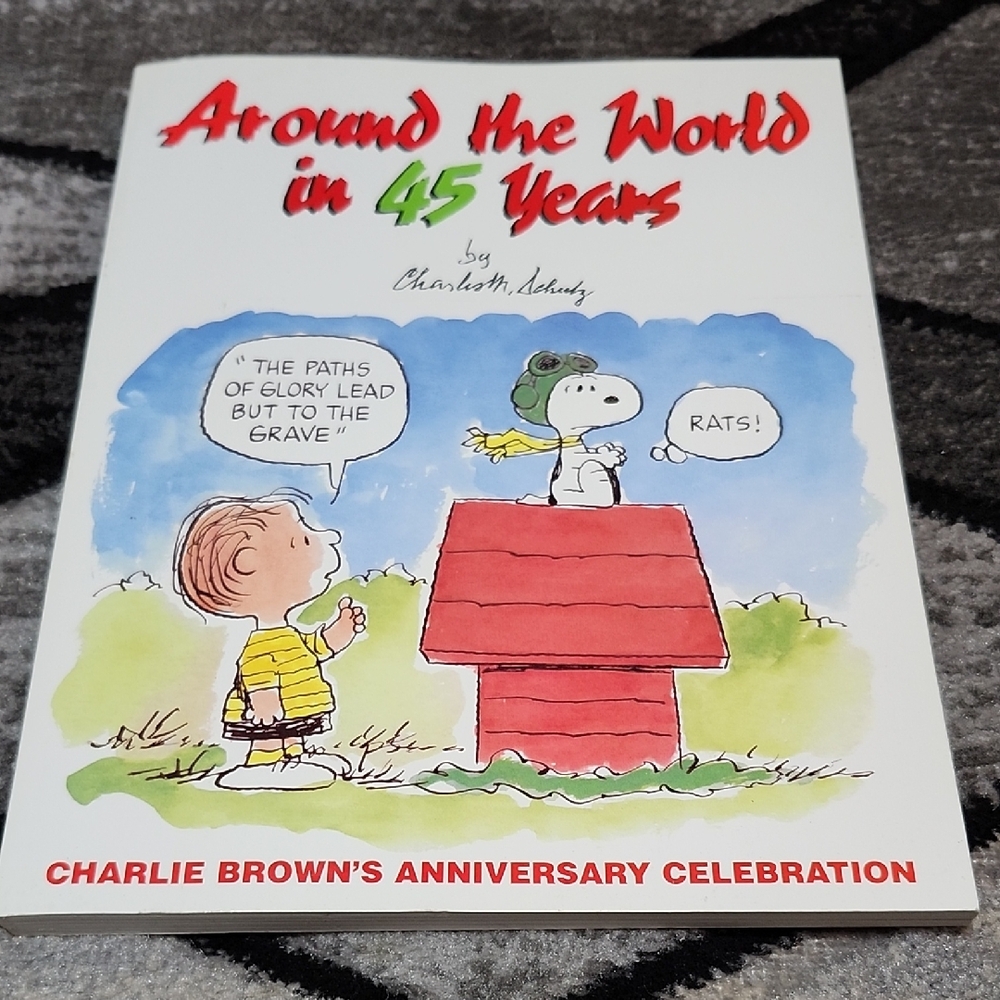1994 CHARLIE BROWNS ANNIVERSARY CELEBRATION "AROUND THE WORLD IN 45 YEARS" BOOK